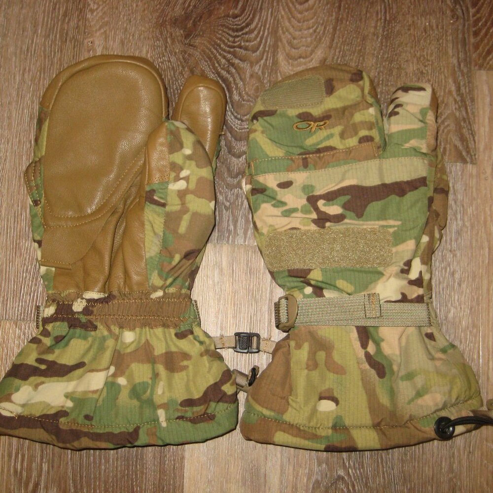 Outdoor Research Swoop Gore-tex Mitt Shell Multicam USA Made Size Large
